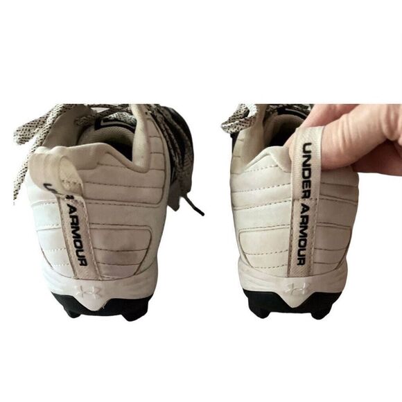 Under Armour Mens Leadoff Low RM 3022071-001 Black Baseball Cleats Shoes Size 7 - Picture 5 of 11